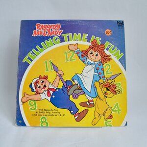 Raggedy Ann & Andy Telling Time Is Fun Vinyl Record KSS 5017